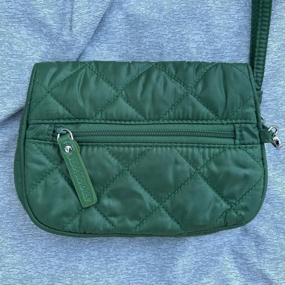 VERA BRADLEY Puffy Quilted Wristlet in Fern/Green - Picture 2 of 5